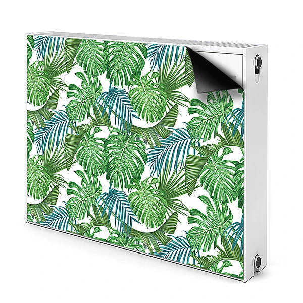 Cache radiateur déco Monstera