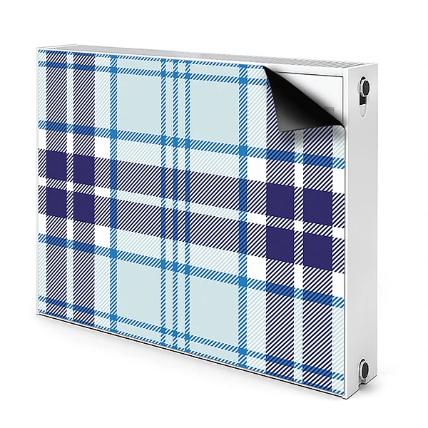 Déco cache radiateur Tartan
