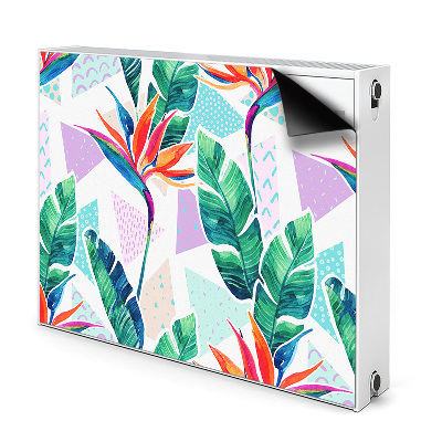 Cache radiateur déco Floră Tropicală