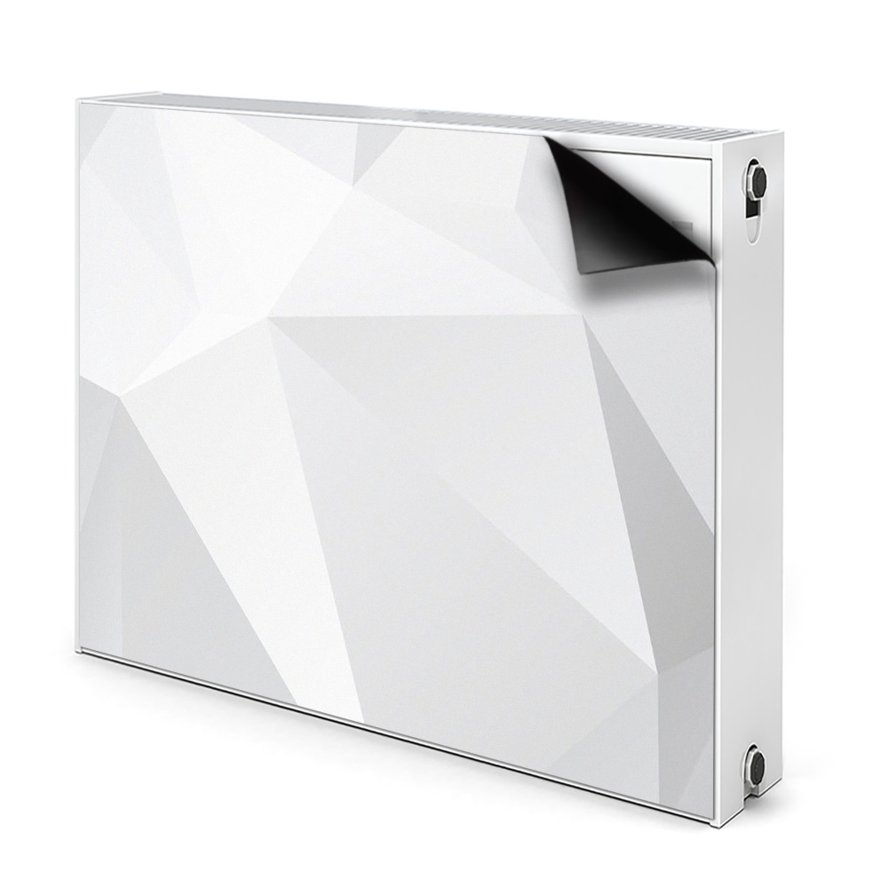 Déco cache radiateur Abstracția Albă