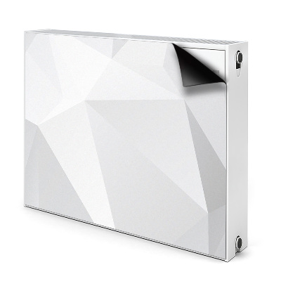 Déco cache radiateur Abstracția Albă