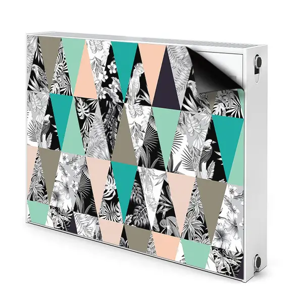 Aimant cache radiateur Patchwork Tropical