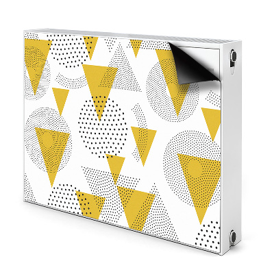 Tapis de radiateur décoratif Cercuri Și Triunghiuri