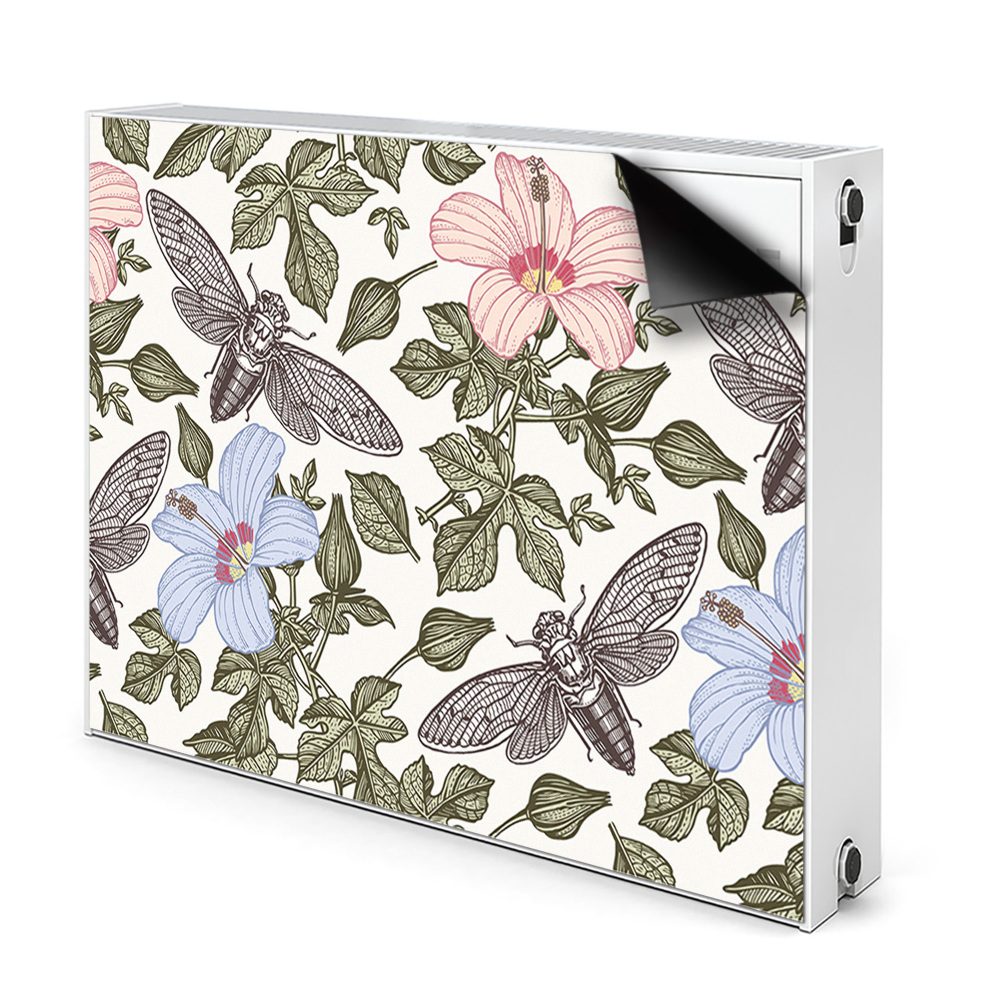 Aimant décoratif pour radiateur Fluturi Printre Flori