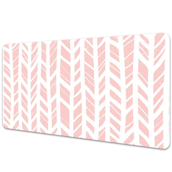 Mapa de birou Spiță de hering albă și roz