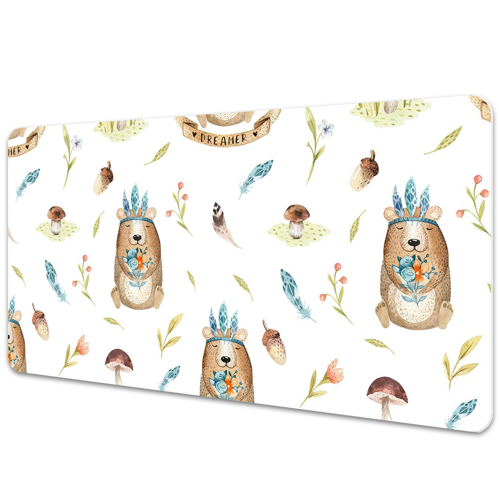 Motiv floral albastru Desk pad