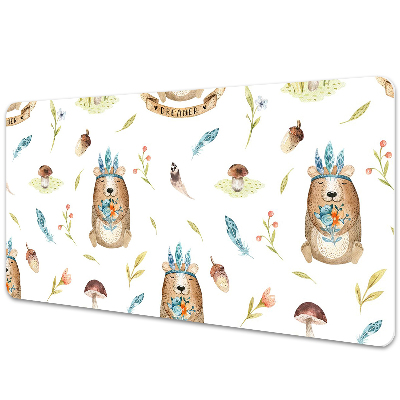 Motiv floral albastru Desk pad