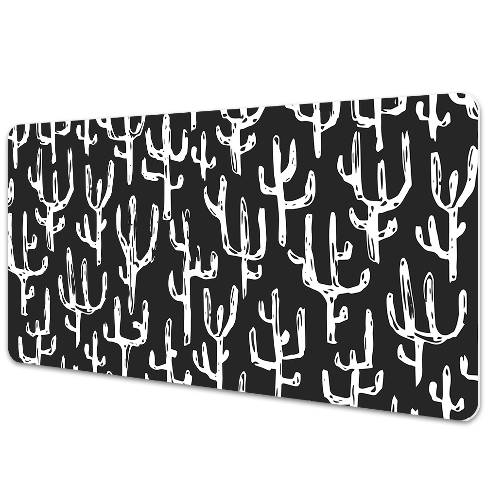 Mapa de birou Cactuși în alb