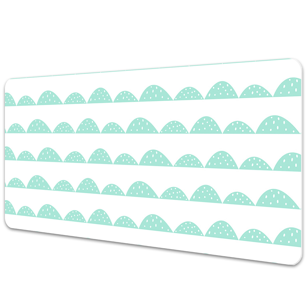 Mapa protectie birou Dealuri turcoaz