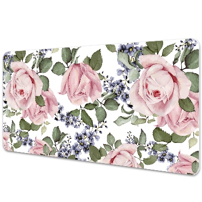 Mapa de birou Trandafiri pictați cu acuarele