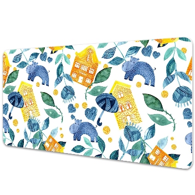 Mapa de birou Hipopotami