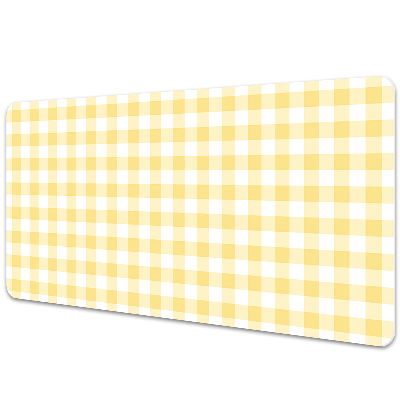 Protectie birou Carouri geometrice galbene