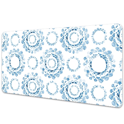 Mapa pentru birou Cercuri geometrice albastre