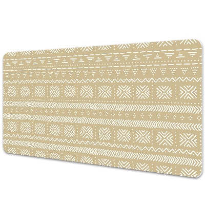 Mapa pentru birou Formă geometrică galbenă