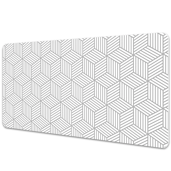 Protectie birou Model geometric 3D de cub
