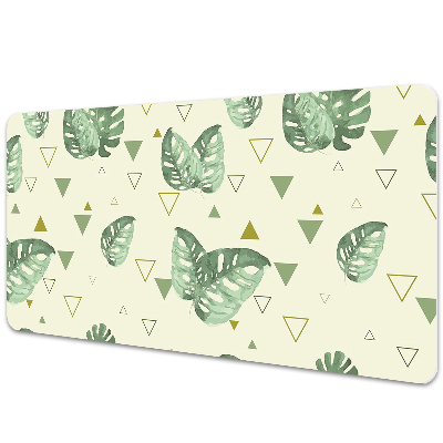 Mapa protectie birou Monstera și geometrie