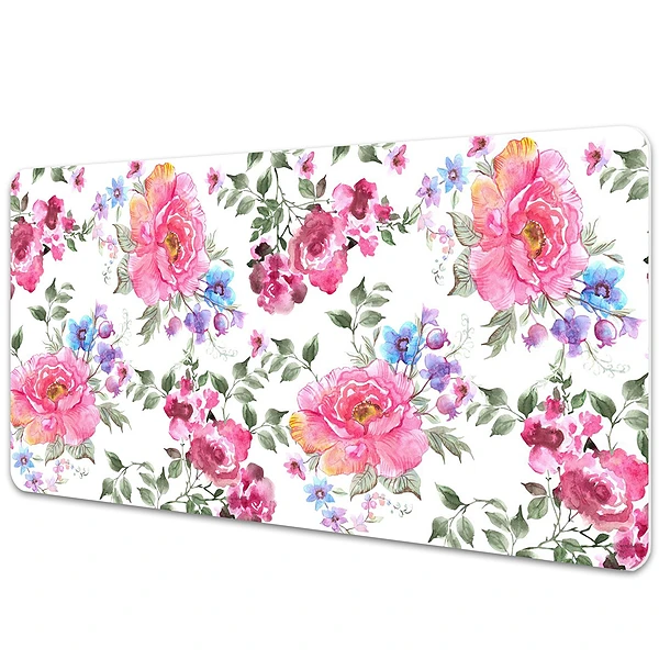 Mapa protectie birou Flori roz