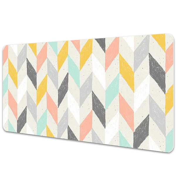 Protectie birou Model geometric pastelat cu model herringbone