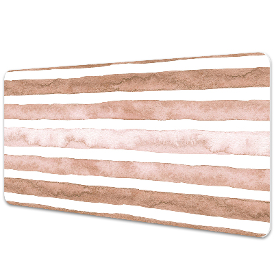 Mapa pentru birou Dungi geometrice maro