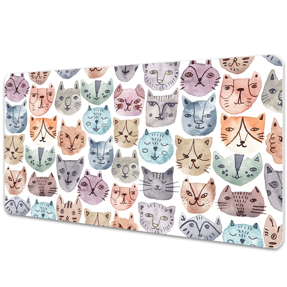 Mapa birou Pisici pictate