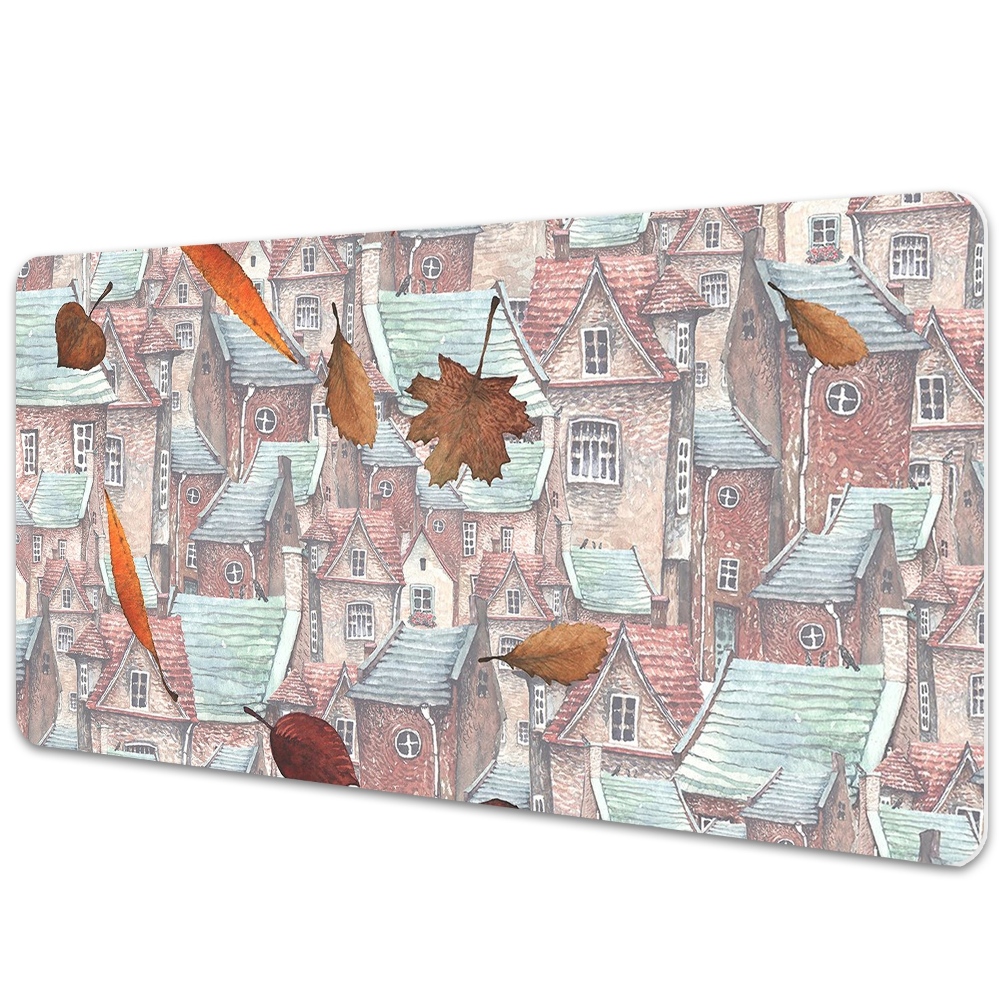 Mapa de birou Oraș în toamnă