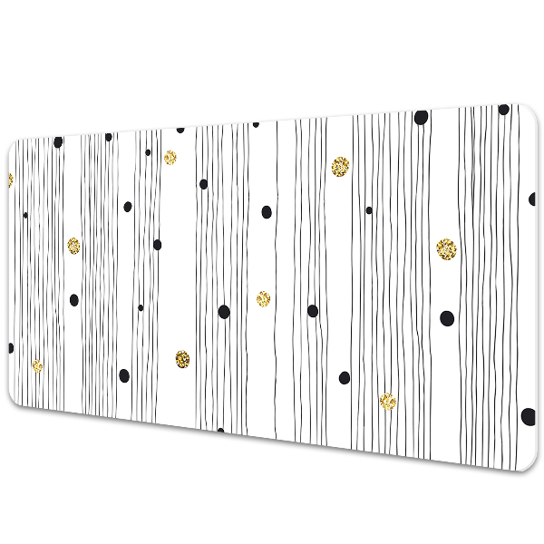 Zigzaguri geometrice roz Desk pad