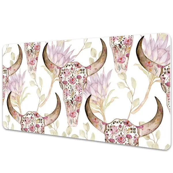 Mapa protectie birou Craniu floral vintage