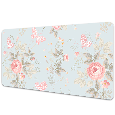 Mapa pentru birou Fluturi pe trandafiri