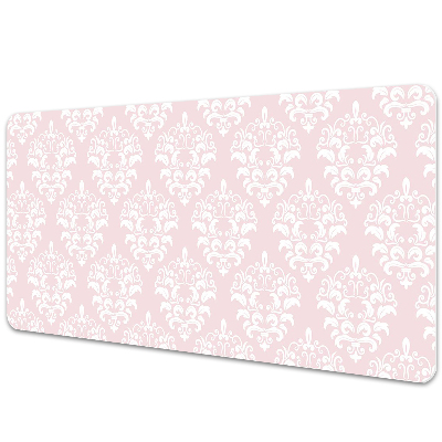 Protectie birou Damasc roz vintage