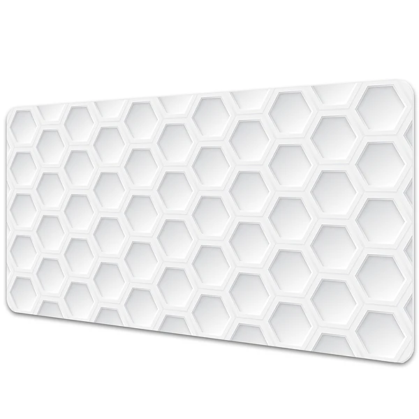 Mapa protectie birou hexagoane 3D