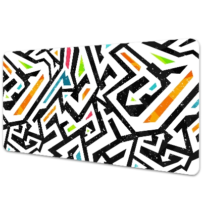 Mapa birou Graffiti geometric