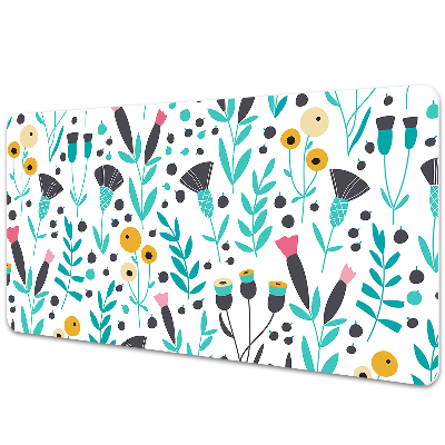 Protectie birou Motiv floral scandinav