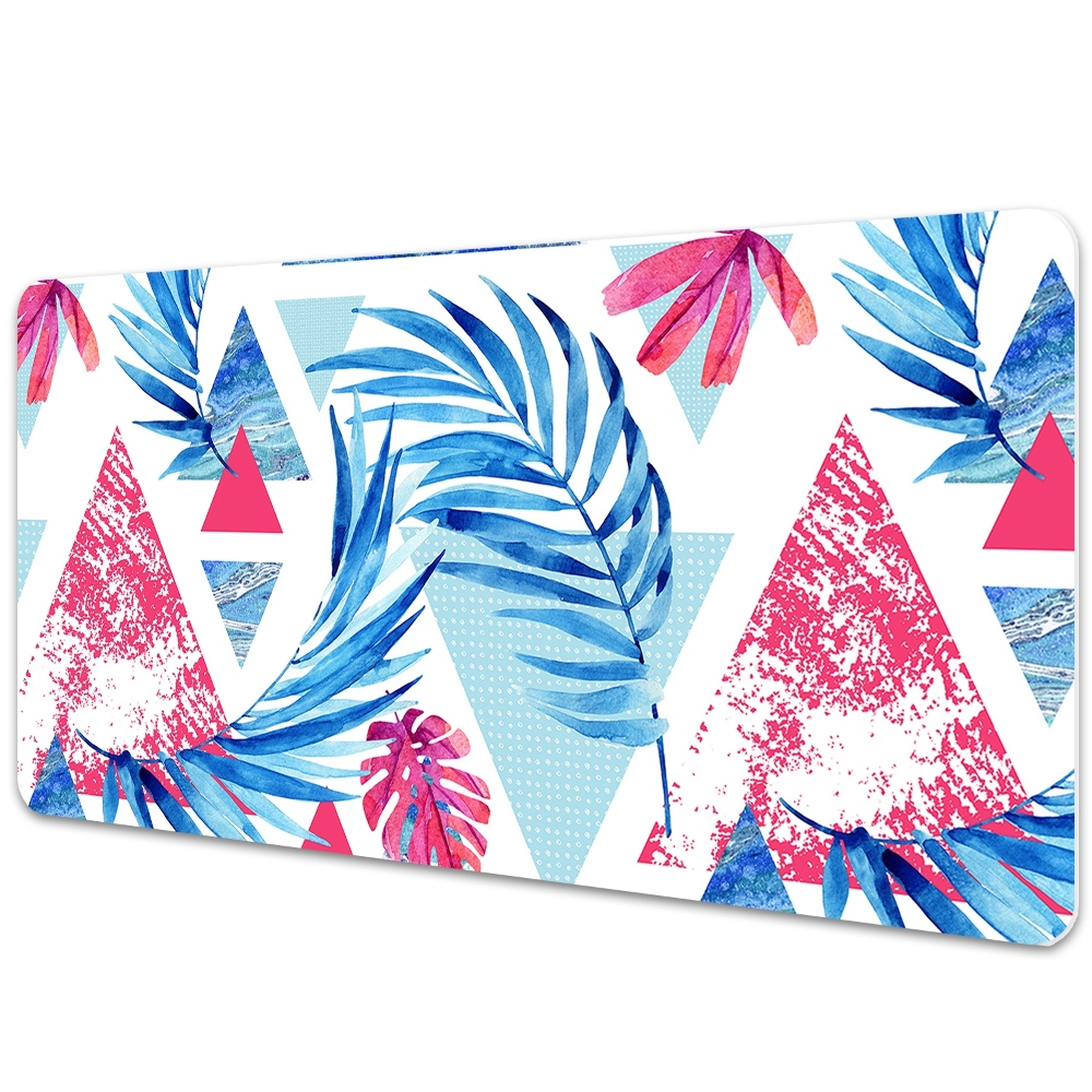 Mapa protectie birou Frunze și triunghiuri geometrice