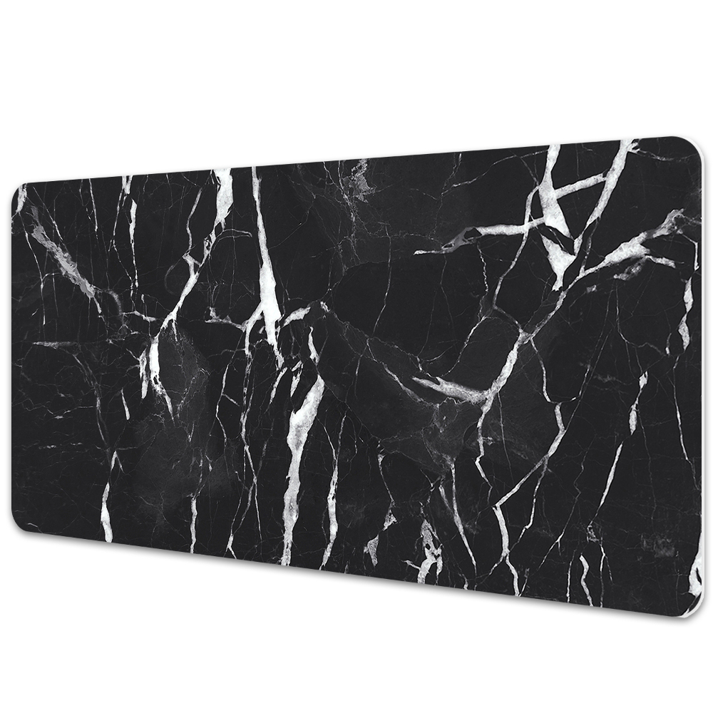 Mapa de birou Textură de marmură neagră