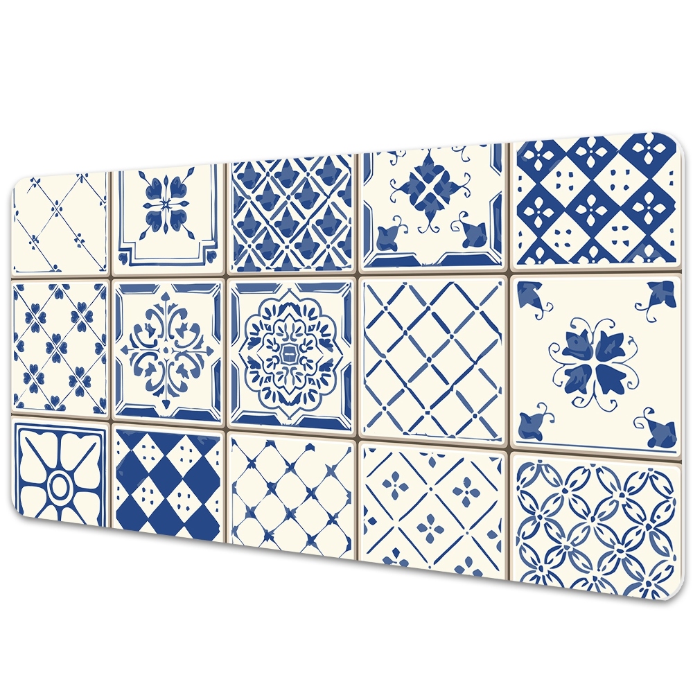 Mapa pentru birou Textură de țiglă albastră