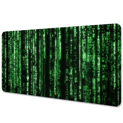 Mapa protectie birou Semne verzi abstracte