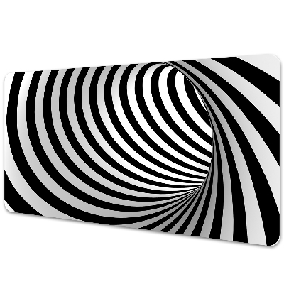 Mapa birou Vârtej abstract alb-negru