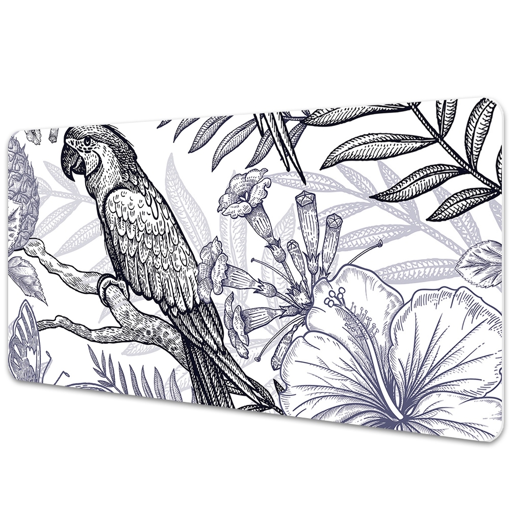 Protectie birou Papagal artistic