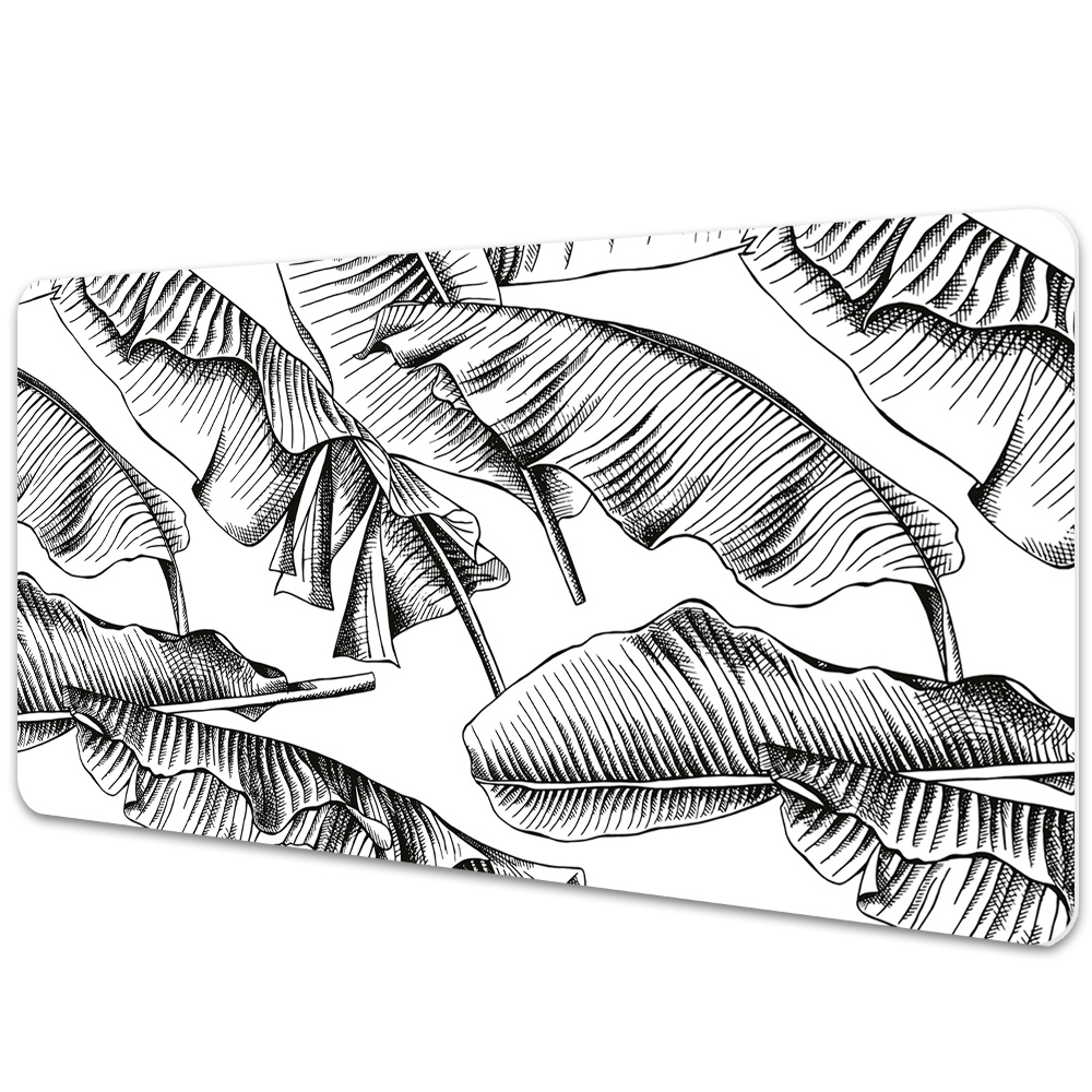 Mapa de birou Frunze în negru