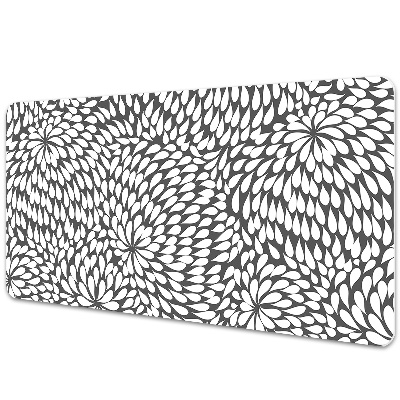 Mapa de birou floare neagră abstractă