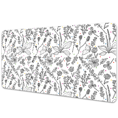 Protectie birou Schiță de flori