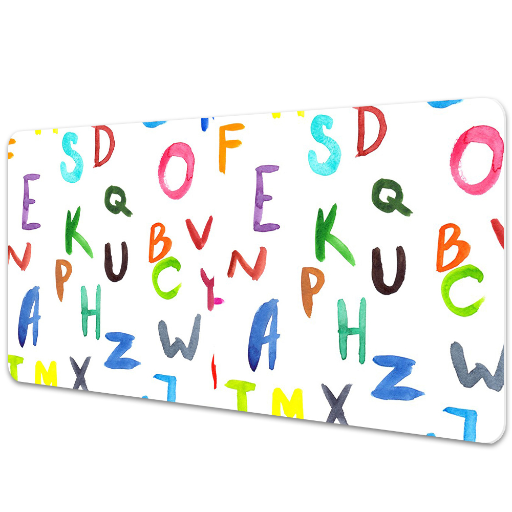 Mapa birou Litere colorate