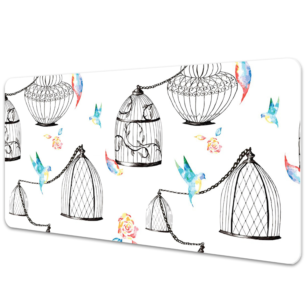 Mapa pentru birou Păsări într-o cușcă