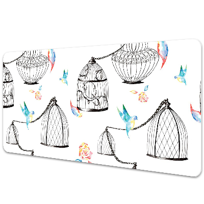 Mapa pentru birou Păsări într-o cușcă