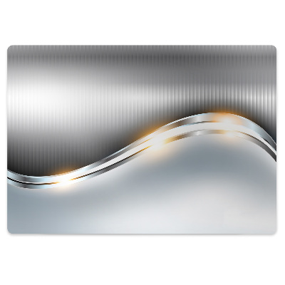 Protectie podea birou Motiv argintiu