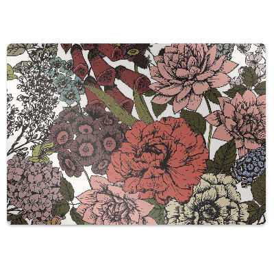 Protectie podea scaun Flori de toamna