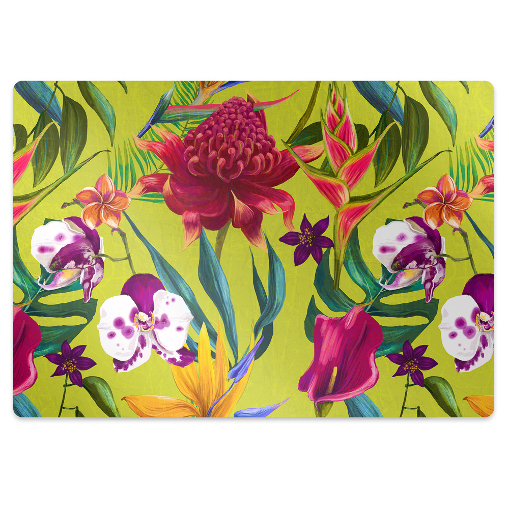 Covoras pentru protectie podea Grădina arată ca un tablou