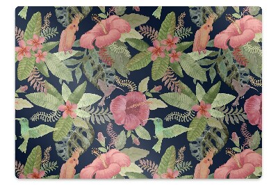 Protectie podea scaun birou Papagal în pădure