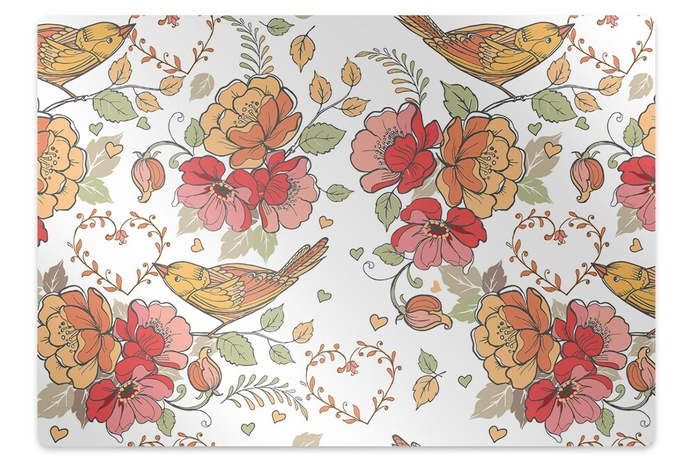 Protectie podea scaun Tema păsărilor