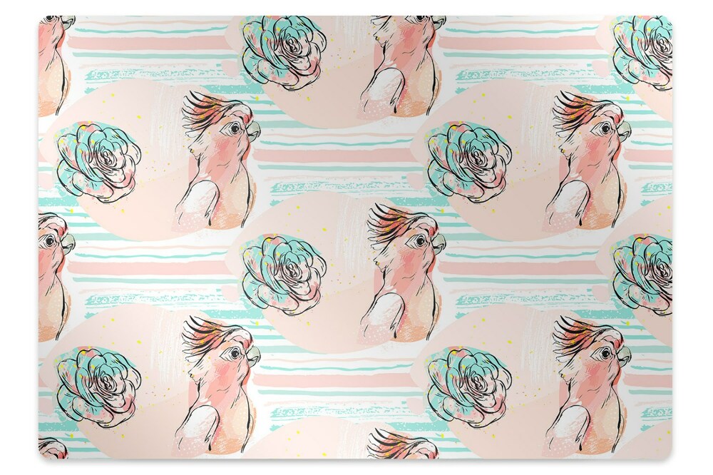 Covoras pentru protectie pardosea Sigur papagali